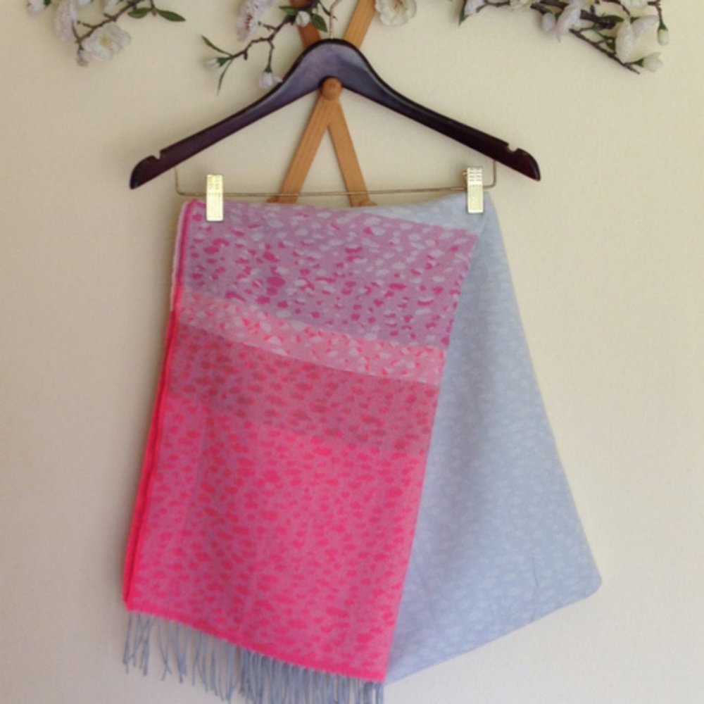 GAP Neon Animal Print Blanket Scarf